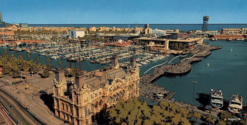 Llegar a Barcelona en barco