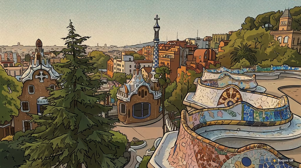 El Parc Güell, ideal para un tour