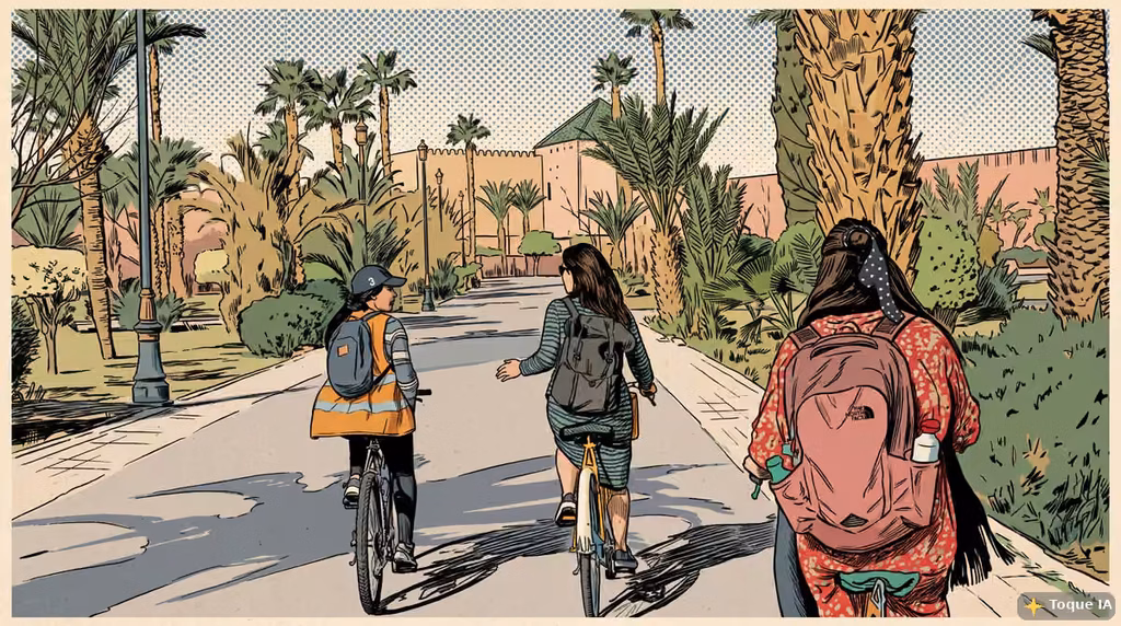 Moverse en bici por Marrakech, una buena opción