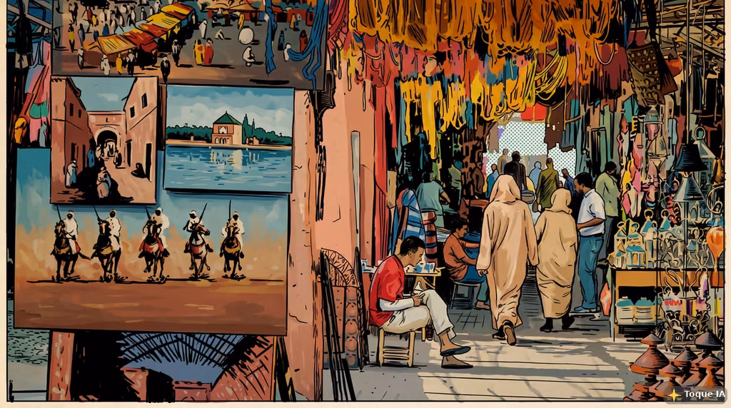 Cómo moverse por Marrakech a pie